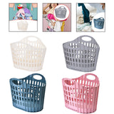 Maxbell Laundry Basket Hanger Sundries Organizer for Supermarket Travel Use Bathroom white