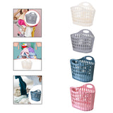 Maxbell Laundry Basket Hanger Sundries Organizer for Supermarket Travel Use Bathroom white