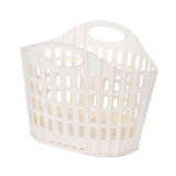 Maxbell Laundry Basket Hanger Sundries Organizer for Supermarket Travel Use Bathroom white