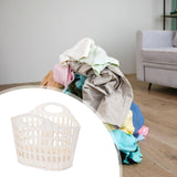 Maxbell Laundry Basket Hanger Sundries Organizer for Supermarket Travel Use Bathroom white