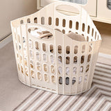 Maxbell Laundry Basket Hanger Sundries Organizer for Supermarket Travel Use Bathroom white