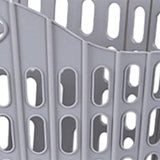 Maxbell Laundry Basket Hanger Sundries Organizer for Supermarket Travel Use Bathroom gray