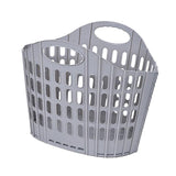 Maxbell Laundry Basket Hanger Sundries Organizer for Supermarket Travel Use Bathroom gray