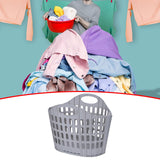 Maxbell Laundry Basket Hanger Sundries Organizer for Supermarket Travel Use Bathroom gray