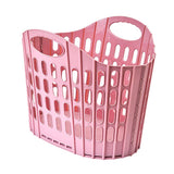 Maxbell Laundry Basket Hanger Sundries Organizer for Supermarket Travel Use Bathroom pink