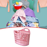 Maxbell Laundry Basket Hanger Sundries Organizer for Supermarket Travel Use Bathroom pink