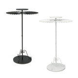 Maxbell Telescopic Scarf Display Rack Decor Ties Hanger Rack for Boutique Suit Pants Black L