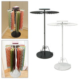 Maxbell Telescopic Scarf Display Rack Decor Ties Hanger Rack for Boutique Suit Pants Black L