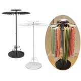 Maxbell Telescopic Scarf Display Rack Decor Ties Hanger Rack for Boutique Suit Pants Black L