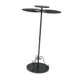 Maxbell Telescopic Scarf Display Rack Decor Ties Hanger Rack for Boutique Suit Pants Black S