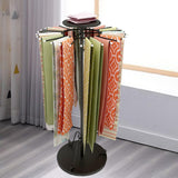 Maxbell Telescopic Scarf Display Rack Decor Ties Hanger Rack for Boutique Suit Pants Black S
