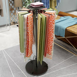 Maxbell Telescopic Scarf Display Rack Decor Ties Hanger Rack for Boutique Suit Pants Black S