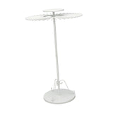 Maxbell Telescopic Scarf Display Rack Decor Ties Hanger Rack for Boutique Suit Pants White S