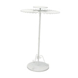 Maxbell Telescopic Scarf Display Rack Decor Ties Hanger Rack for Boutique Suit Pants White S