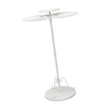 Maxbell Telescopic Scarf Display Rack Decor Ties Hanger Rack for Boutique Suit Pants White S