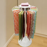 Maxbell Telescopic Scarf Display Rack Decor Ties Hanger Rack for Boutique Suit Pants White S