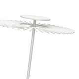 Maxbell Telescopic Scarf Display Rack Decor Ties Hanger Rack for Boutique Suit Pants White S