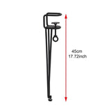 Maxbell Table Leg U Shaped DIY Parts Dining Desk Leg for NightStand Living Room Home 1pcs 45cm