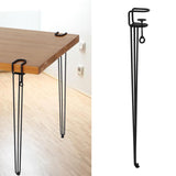 Maxbell Table Leg U Shaped DIY Parts Dining Desk Leg for NightStand Living Room Home 1pcs 75cm