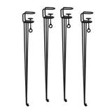 Maxbell Table Leg U Shaped DIY Parts Dining Desk Leg for NightStand Living Room Home 4pcs 75cm