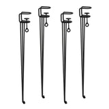 Maxbell Table Leg U Shaped DIY Parts Dining Desk Leg for NightStand Living Room Home 4pcs 75cm