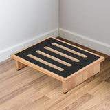 Maxbell Foot Rest Under Desk Wood Feet Stand Mobility Step Stool for Office Home Car