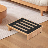 Maxbell Foot Rest Under Desk Wood Feet Stand Mobility Step Stool for Office Home Car