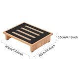 Maxbell Foot Rest Under Desk Wood Feet Stand Mobility Step Stool for Office Home Car