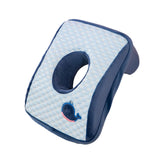 Maxbell Office Napping Pillow Washable Practical Desk Pillow for Business Trips Home Deep Blue