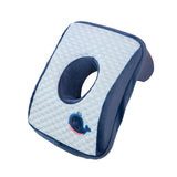 Maxbell Office Napping Pillow Washable Practical Desk Pillow for Business Trips Home Deep Blue
