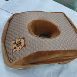 Maxbell Office Napping Pillow Washable Practical Desk Pillow for Business Trips Home Brown