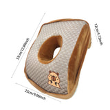 Maxbell Office Napping Pillow Washable Practical Desk Pillow for Business Trips Home Brown