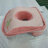 Maxbell Office Napping Pillow Washable Practical Desk Pillow for Business Trips Home Pink