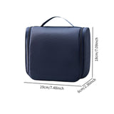 Maxbell Travel Wash Pouch Compact Cosmetic Bag for Backpacking Wash Supplies Outdoor Navy Blue