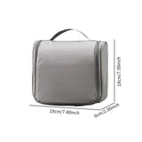 Maxbell Travel Wash Pouch Compact Cosmetic Bag for Backpacking Wash Supplies Outdoor Grey