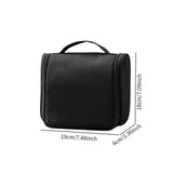 Maxbell Travel Wash Pouch Compact Cosmetic Bag for Backpacking Wash Supplies Outdoor Black