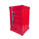 Maxbell Industrial NightStand Office Furniture End Table for Small Space Room Red