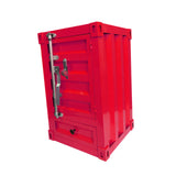 Maxbell Industrial NightStand Office Furniture End Table for Small Space Room Red