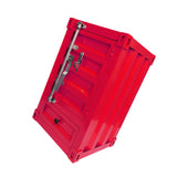 Maxbell Industrial NightStand Office Furniture End Table for Small Space Room Red