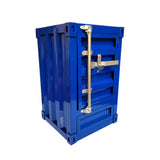 Maxbell Industrial NightStand Office Furniture End Table for Small Space Room Blue