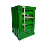 Maxbell Industrial NightStand Office Furniture End Table for Small Space Room Green