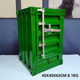 Maxbell Industrial NightStand Office Furniture End Table for Small Space Room Green