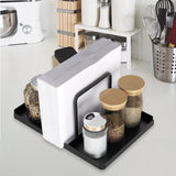 Maxbell Napkin Holder Creative Metal Spice Rack Organizer for Indoor Table Farmhouse
