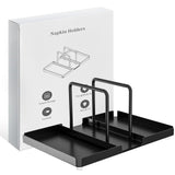 Maxbell Napkin Holder Creative Metal Spice Rack Organizer for Indoor Table Farmhouse