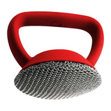 Maxbell Kitchen Cleaning Brush Reusable Metal Dish Scrubber for Barbecue Grills Pots Red