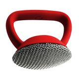 Maxbell Kitchen Cleaning Brush Reusable Metal Dish Scrubber for Barbecue Grills Pots Red