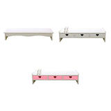 Maxbell Desktop Computer Stand Heightening Supplies for Computers Office Living Room White without Drawer