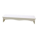 Maxbell Desktop Computer Stand Heightening Supplies for Computers Office Living Room White without Drawer