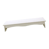 Maxbell Desktop Computer Stand Heightening Supplies for Computers Office Living Room White without Drawer