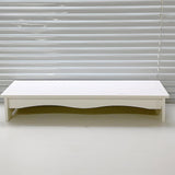 Maxbell Desktop Computer Stand Heightening Supplies for Computers Office Living Room White without Drawer